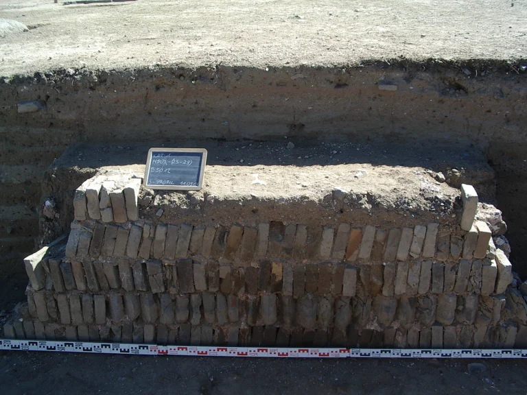 Image showing an excavated wall