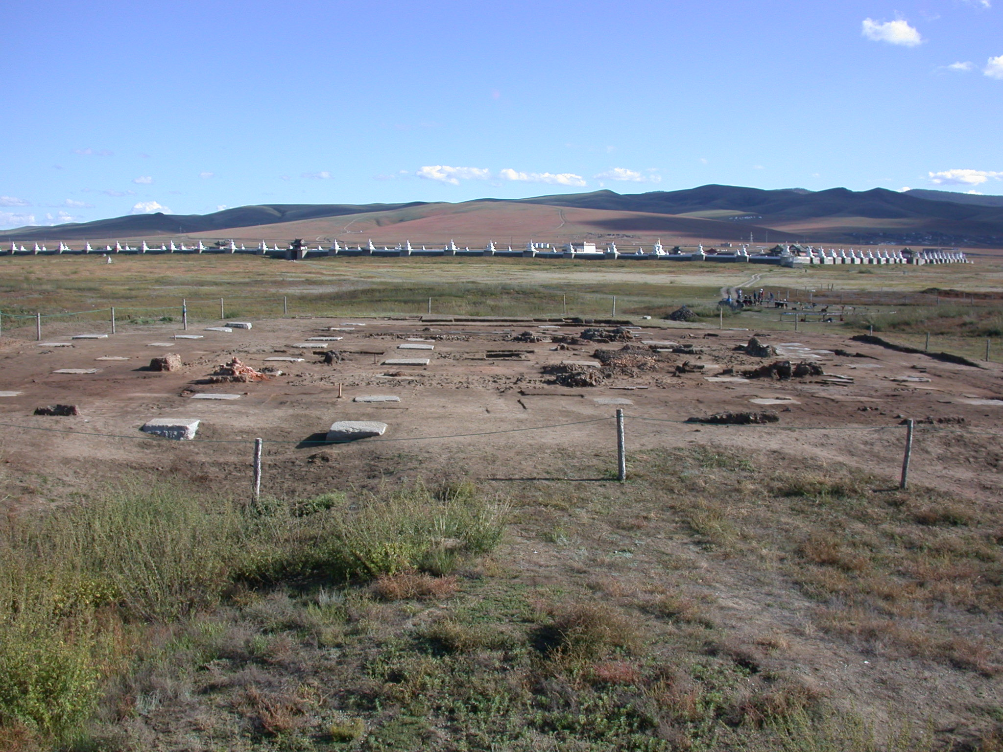 Picture showing the excavation